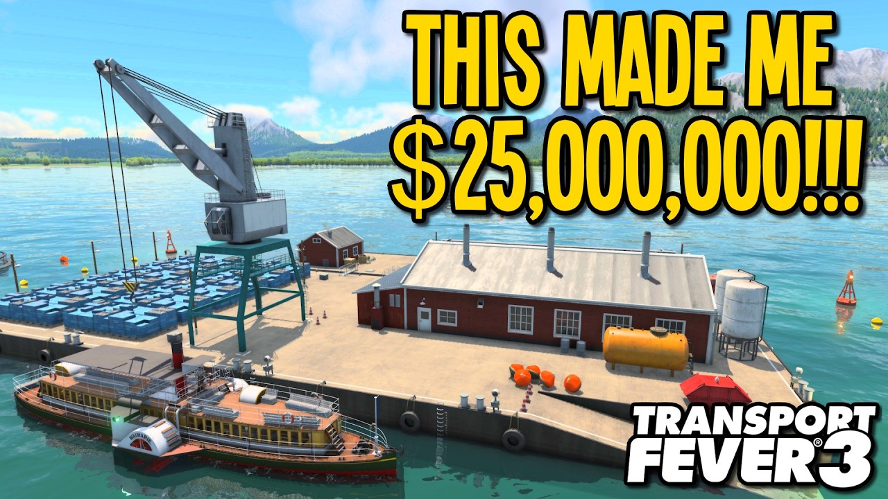 I Built a &pound;25 Million Transport Empire With NO LOANS in Transport Fever 3!