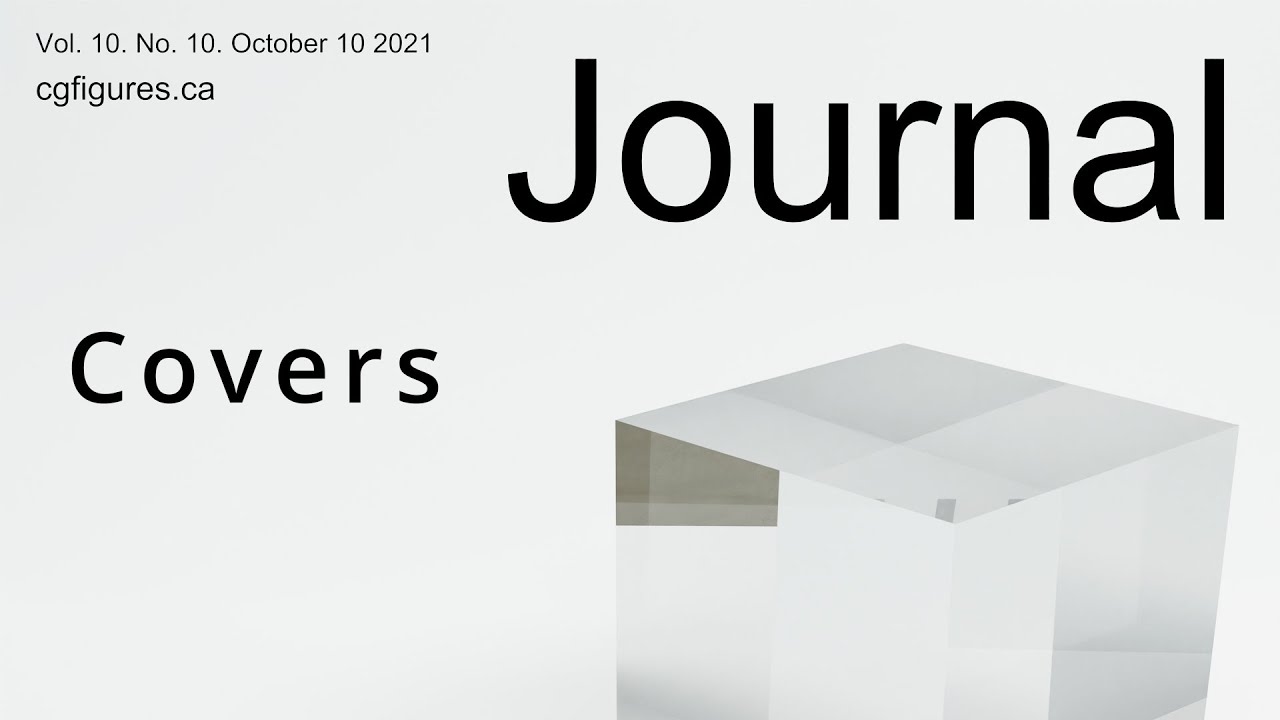 Blender for Scientists - Advice for Making Journal Covers