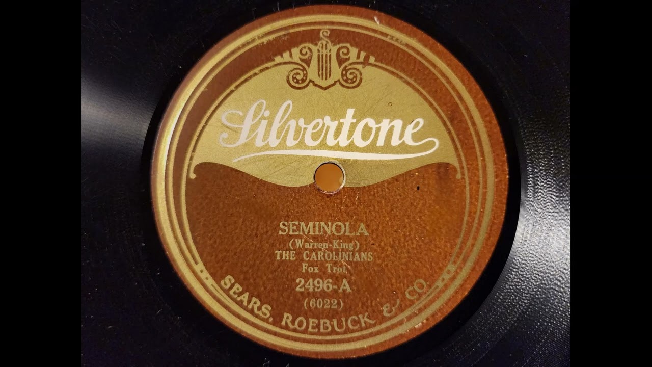 SEMINOLA - LOU GOLD'S ORCHESTRA - 1920s Dime Store Dance Music!