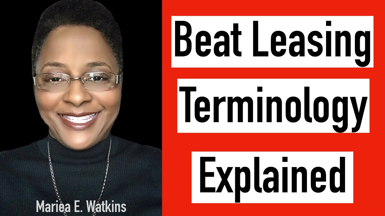Beat Leasing Terminology Explained