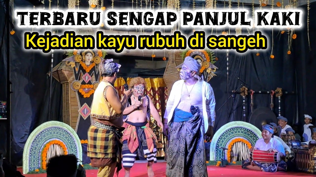 SENGAP KEJADIAN KAYU RUBUH DI SANGEH ,PREMBON LAWAK BALI SENGP PANJUL KAKI  DESA ADAT BELALUAN