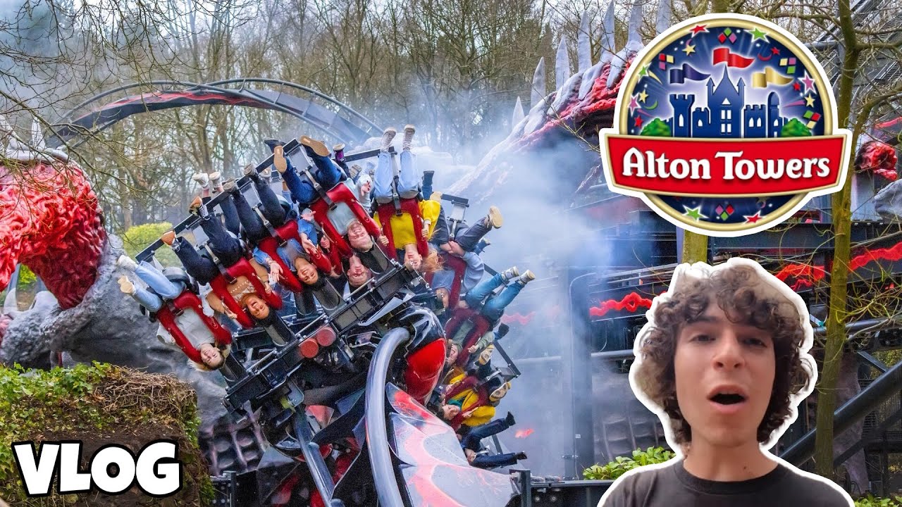 First Ever Visit to ALTON TOWERS - Staffordshire, England | VLOG [2024]
