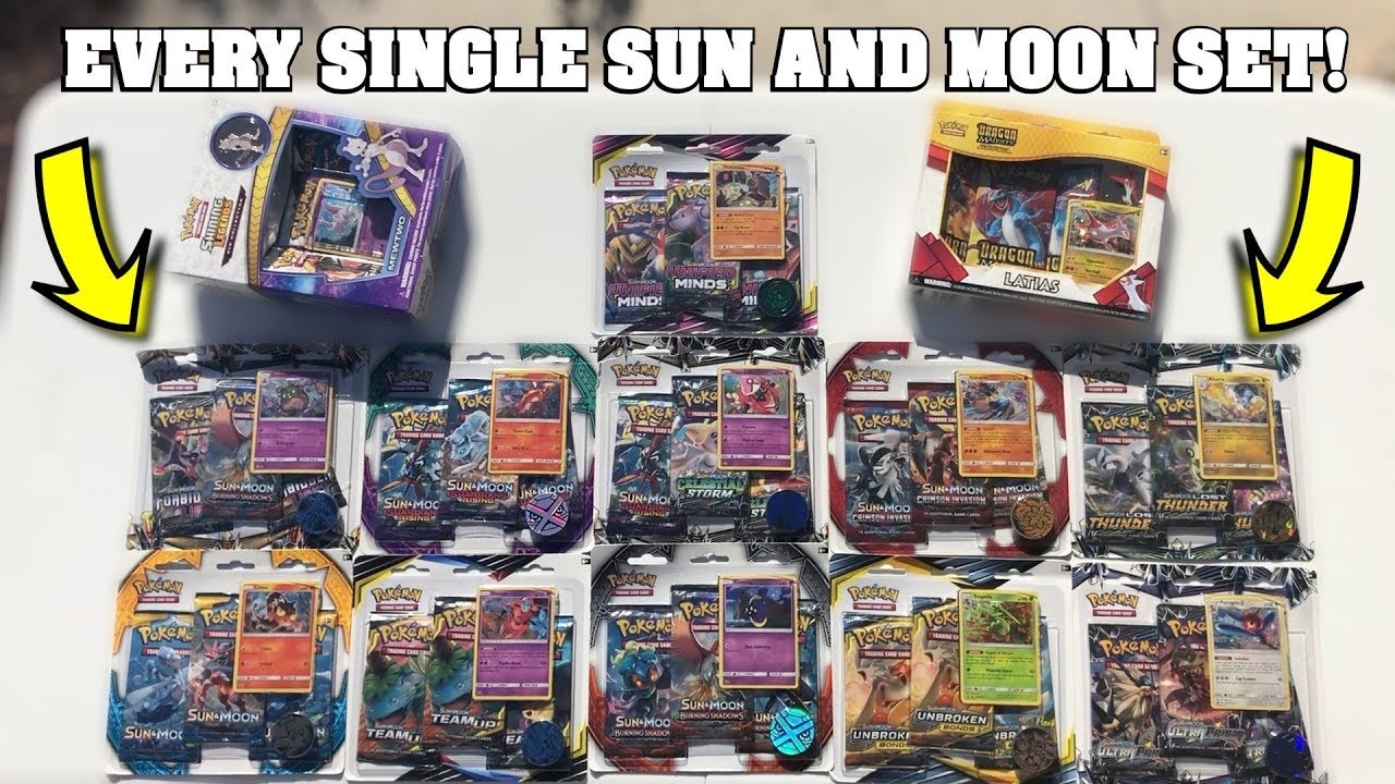 Opening EVERY SINGLE Sun and Moon Pokemon Cards Set EVER CREATED! (Results were INSANE!)
