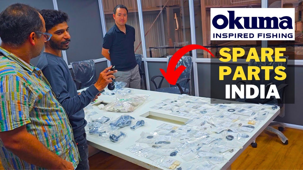 Okuma Spare Parts Available at H2O Mumbai - Part 1 | Biggest Fishing Tackle Warehouse in India.