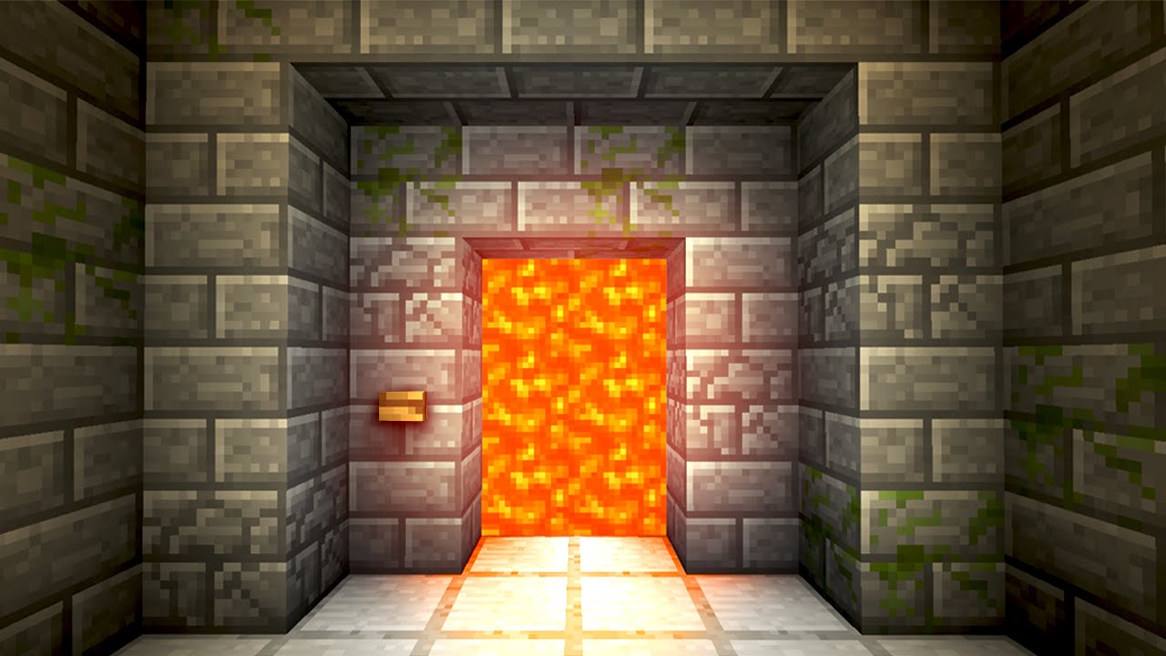 Automatic Lava Door! - Minecraft Tutorial