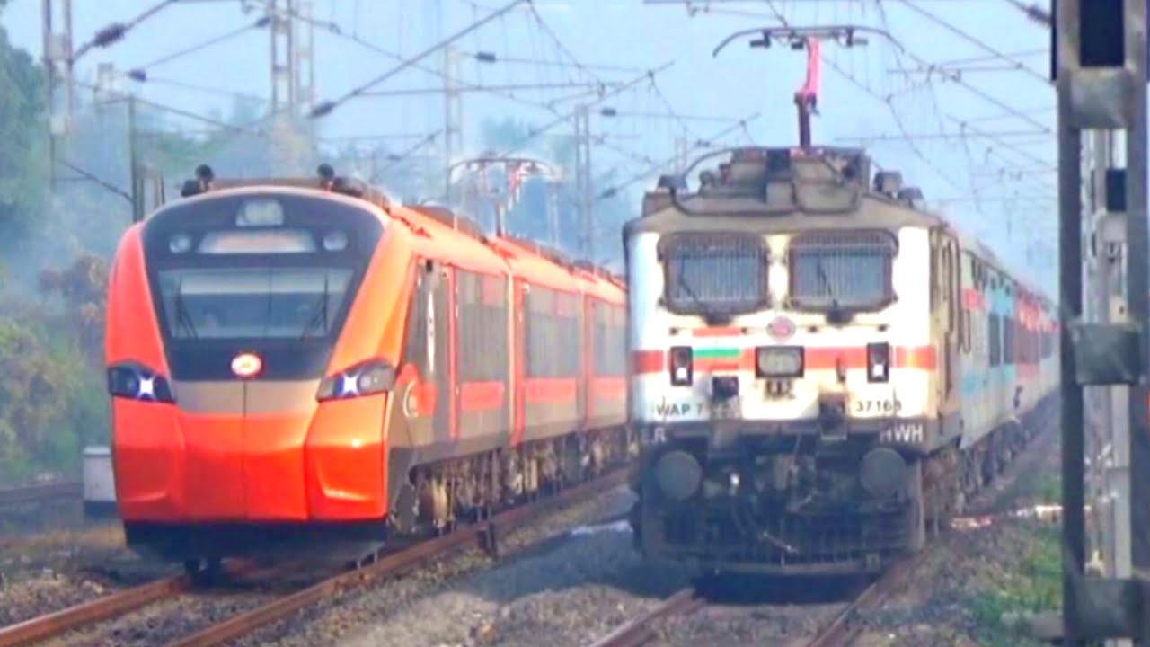 🔥 Fastest Acceleration of VANDE BHARAT SLEEPER Express | New Amrit Bharat Exp Train at Full Speed