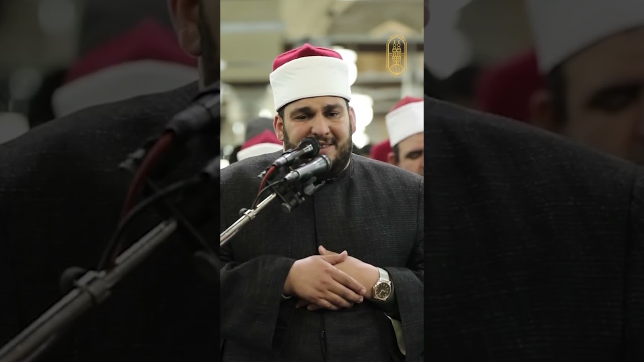 للمرة الأولى.. الشيخ رضا كامل توفيق، يؤمّ المصلين في صلاة التراويح بالجامع الأزهر..