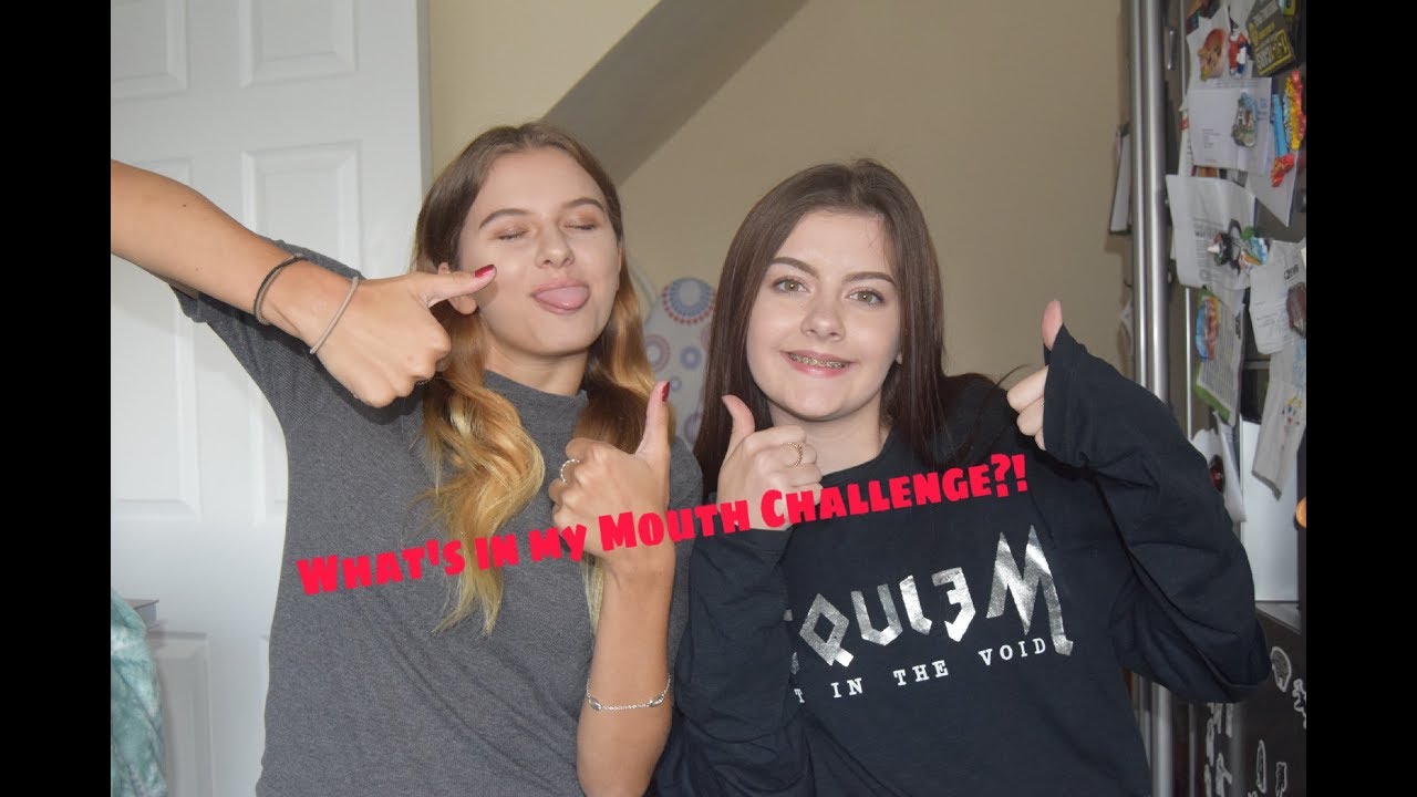 What's in my Mouth Challenge With Gemma! | PinkSparkle