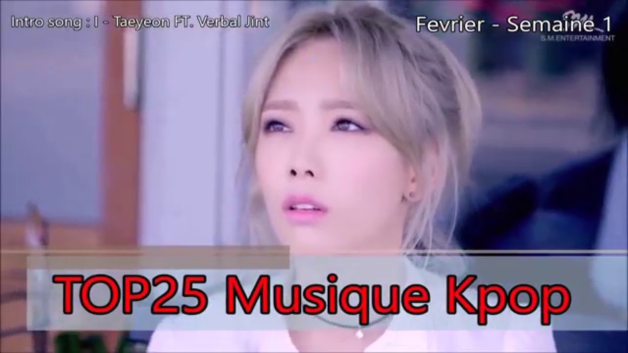 Top 25 K-Pop Songs Fan Chart - February 2016 Week 1 (F&eacute;vrier 2016 - semaine 1)