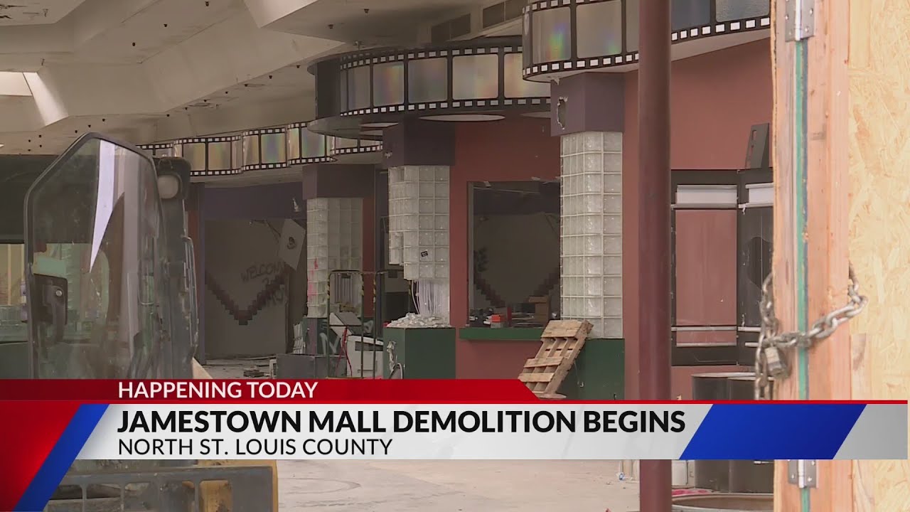 Jamestown Mall demolition begins