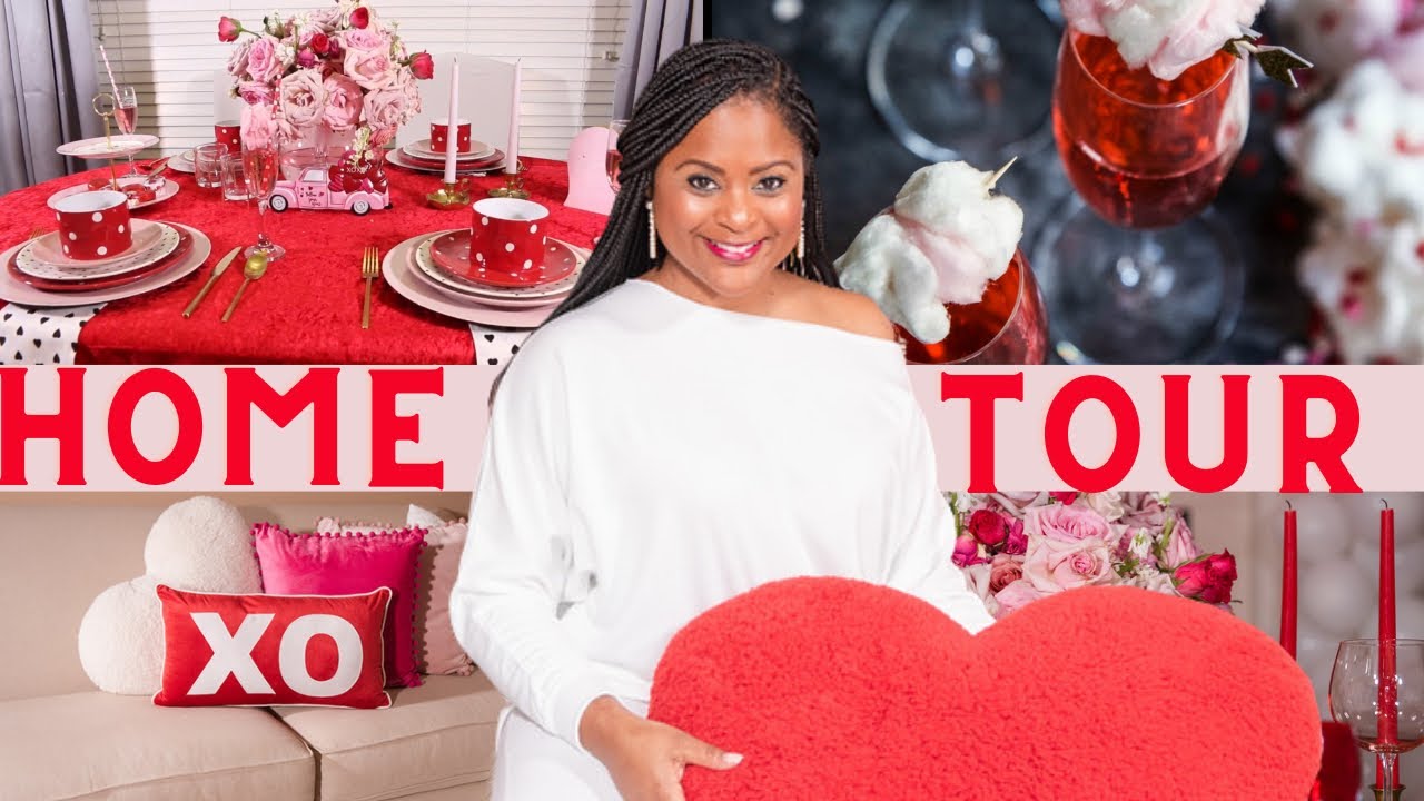 2021 VALENTINE'S DAY HOME TOUR, TABLESCAPE + DECOR