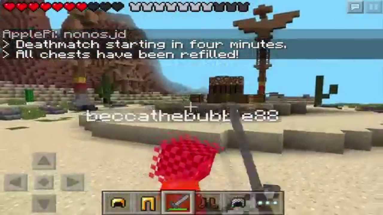 Minecraft PE : HUNGER GAMES EP.34 - POCKET EDITION SURVIVAL GAMES SERVER