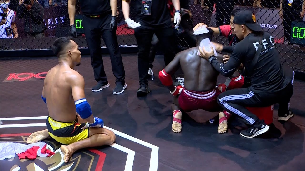 Quang Lộc Hạ Knock Out Võ Sĩ Từ Châu Phi Và Hành Động Đẹp Cuối Trận