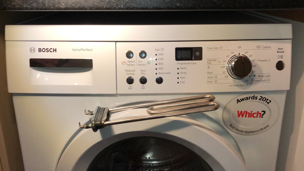 How To Replace A Heater Element on a Bosch Washing Machine