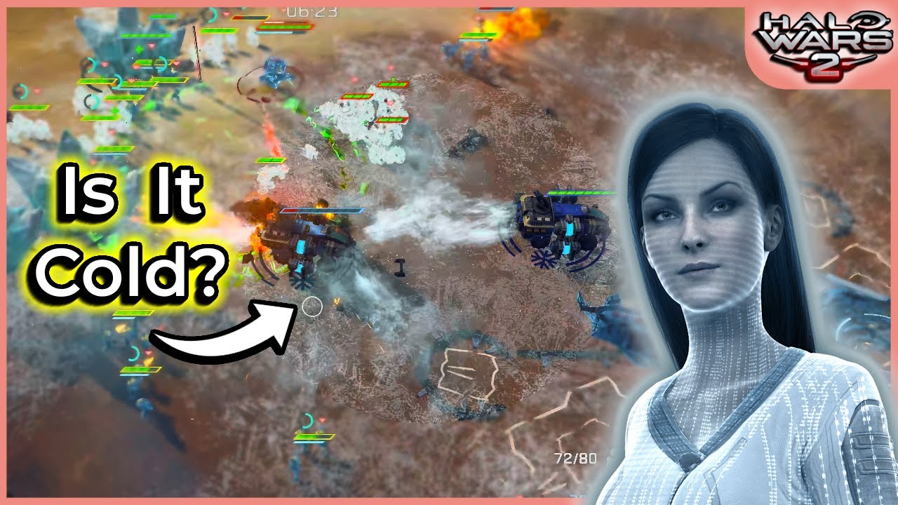 my marines are FREEZING in Halo Wars 2