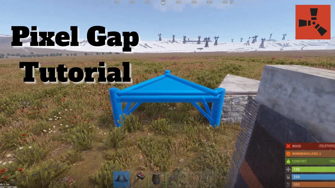 Rust Pixel Gap tutorial!! RUST