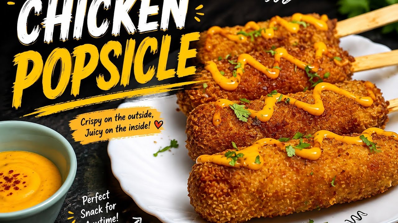 Chicken bread popsicle recipe | Ramadan special chicken popsicle recipe #recipe #ramadanspecial 