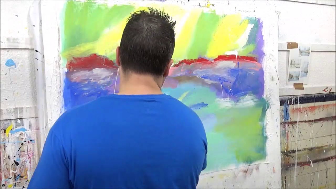 La Pintura Abstracta,   Acrílicos , Fácil , Puerto 03
