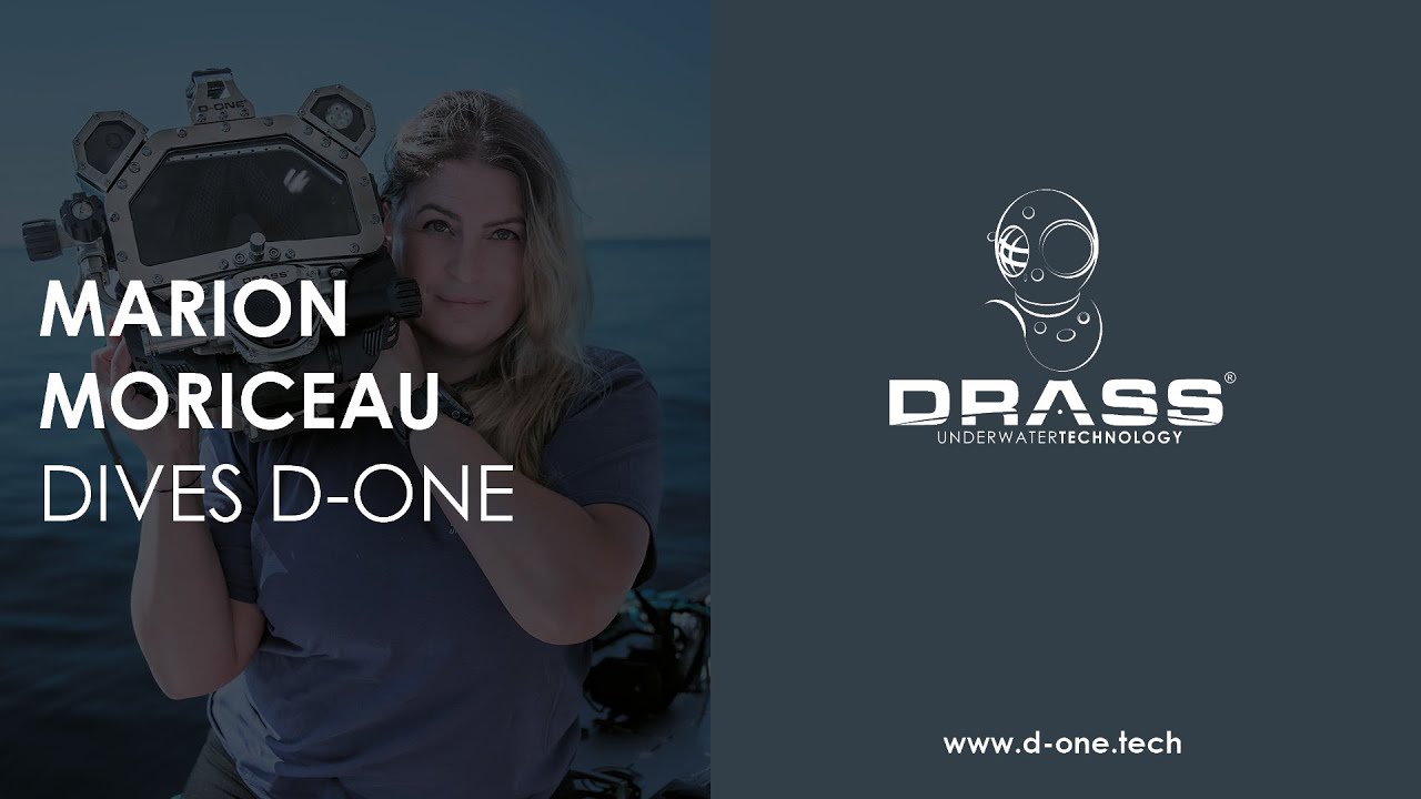 Commercial Diver & Ex-Navy Diver Marion Moriceau dives D-ONE