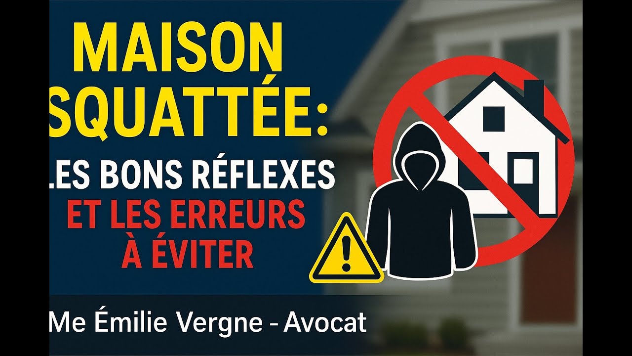 🏠 Maison squattée : les bons réflexes et les erreurs à éviter