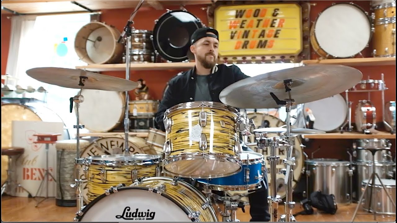 Ludwig Classic Maple in Lemon Oyster with AJ Hall