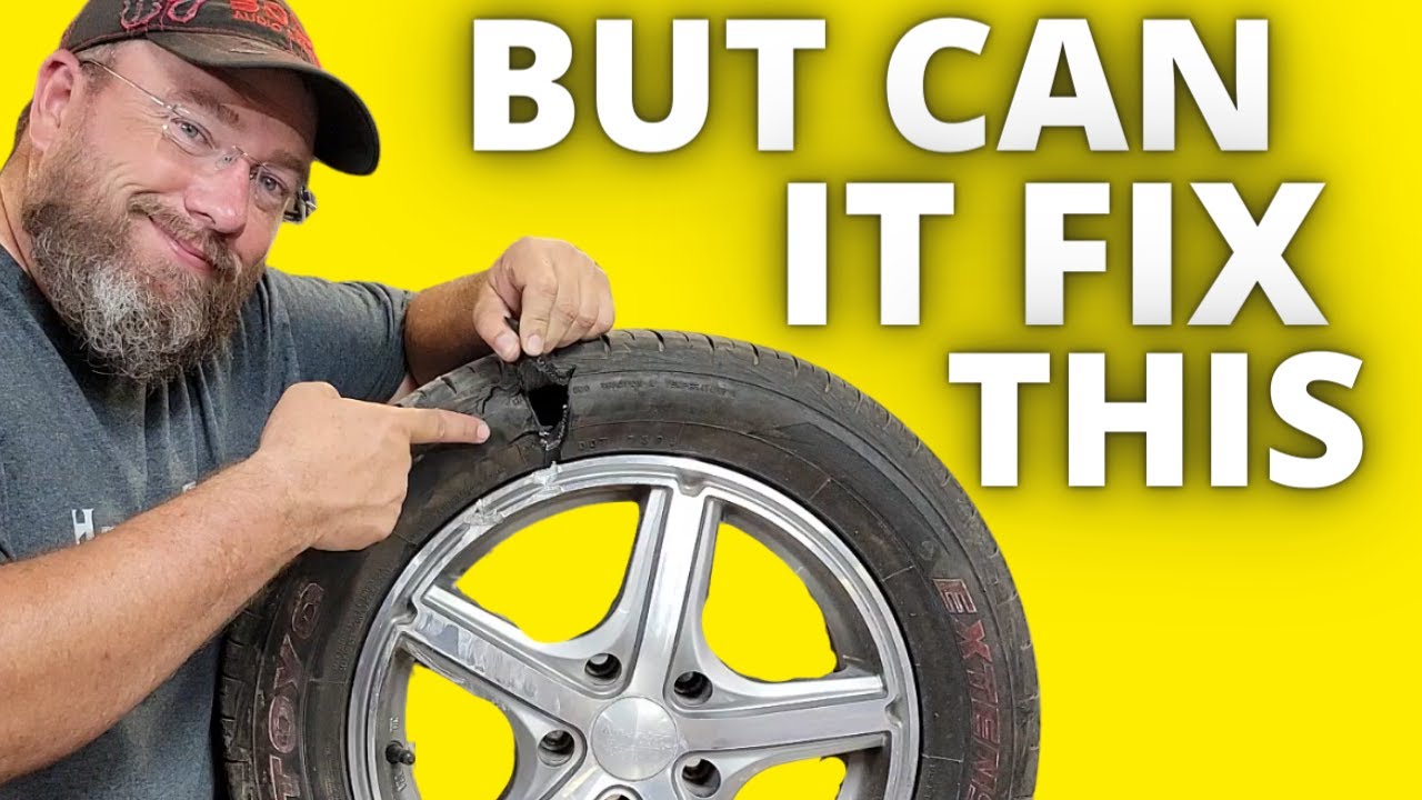 Can you fix a tire with glue?