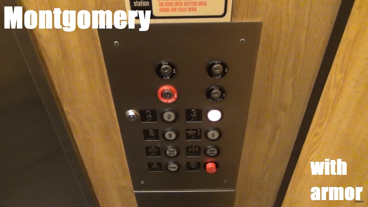 Vintage Montgomery Hydraulic Elevator @ 610 S Main - Tulsa, OK