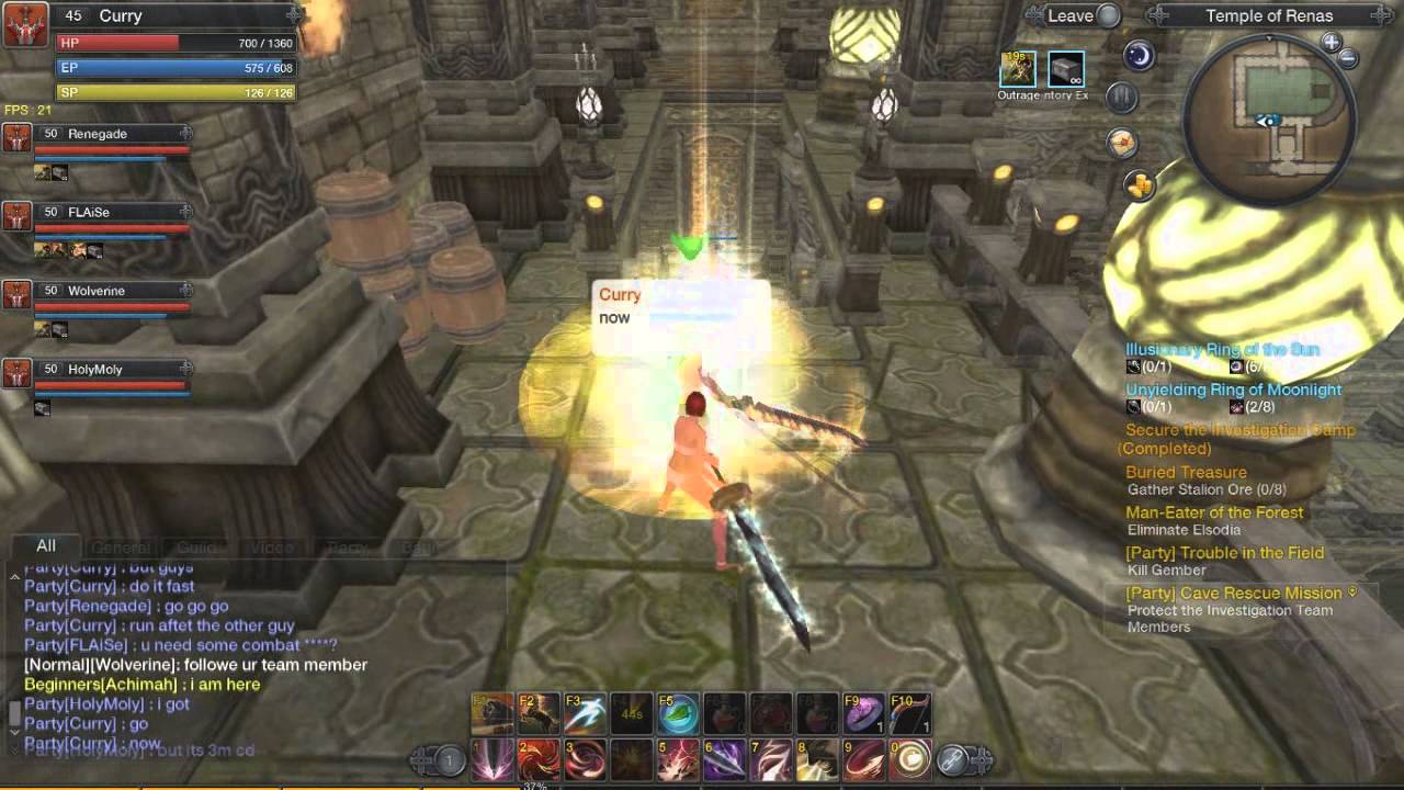 RaiderZ - And that's how 5 naked Berserkers survive in Temple of Renas