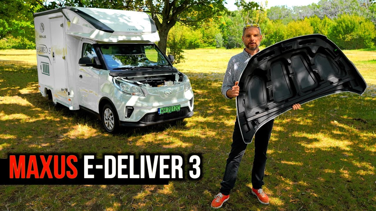 🇨🇳 MAXUS e-Deliver 3 z zabudową e-LAMbox S • 🇵🇱 4K • Auto Made in China