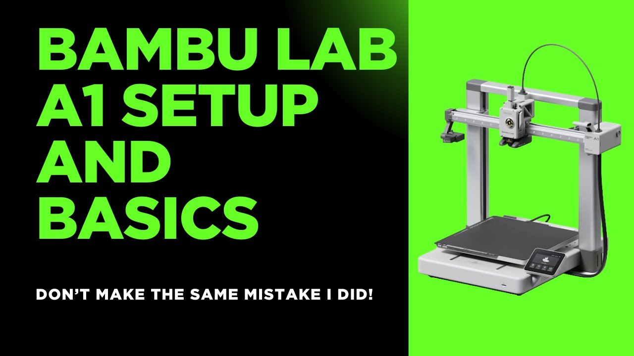 Bambu Lab A1 Setup And Tips! Don't Make The Same Mistake I did! #3dprinting #bambulab