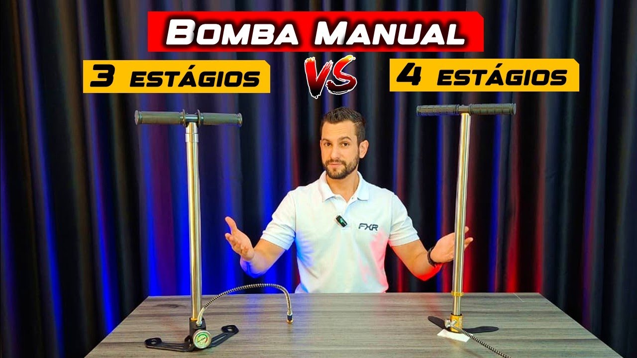 BOMBA MANUAL 3 vs 4 ESTÁGIOS, QUAL A MELHOR ESCOLHA ?