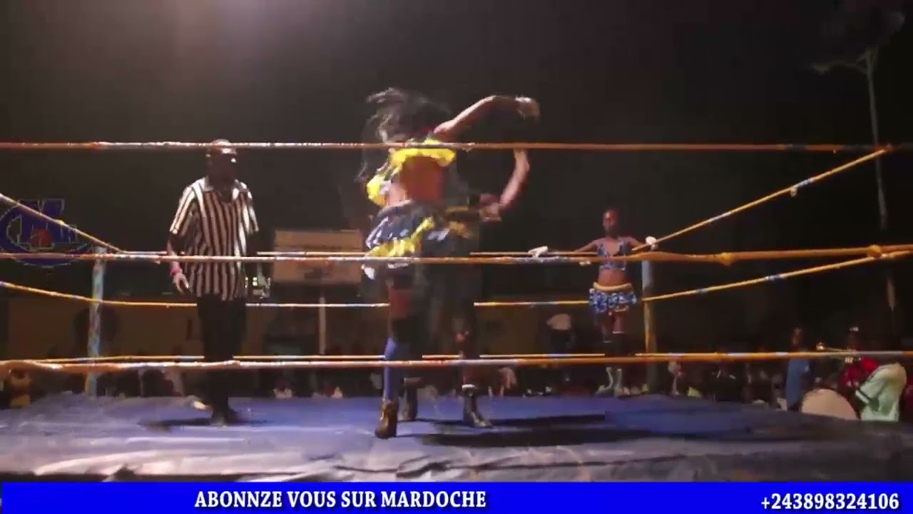 COMBAT DE CATCH CONGOLAIS AVEC SIRENE LE BLANC VS EBENDE ABONNEZ VOUS SUR VOTRE CHAÎNE