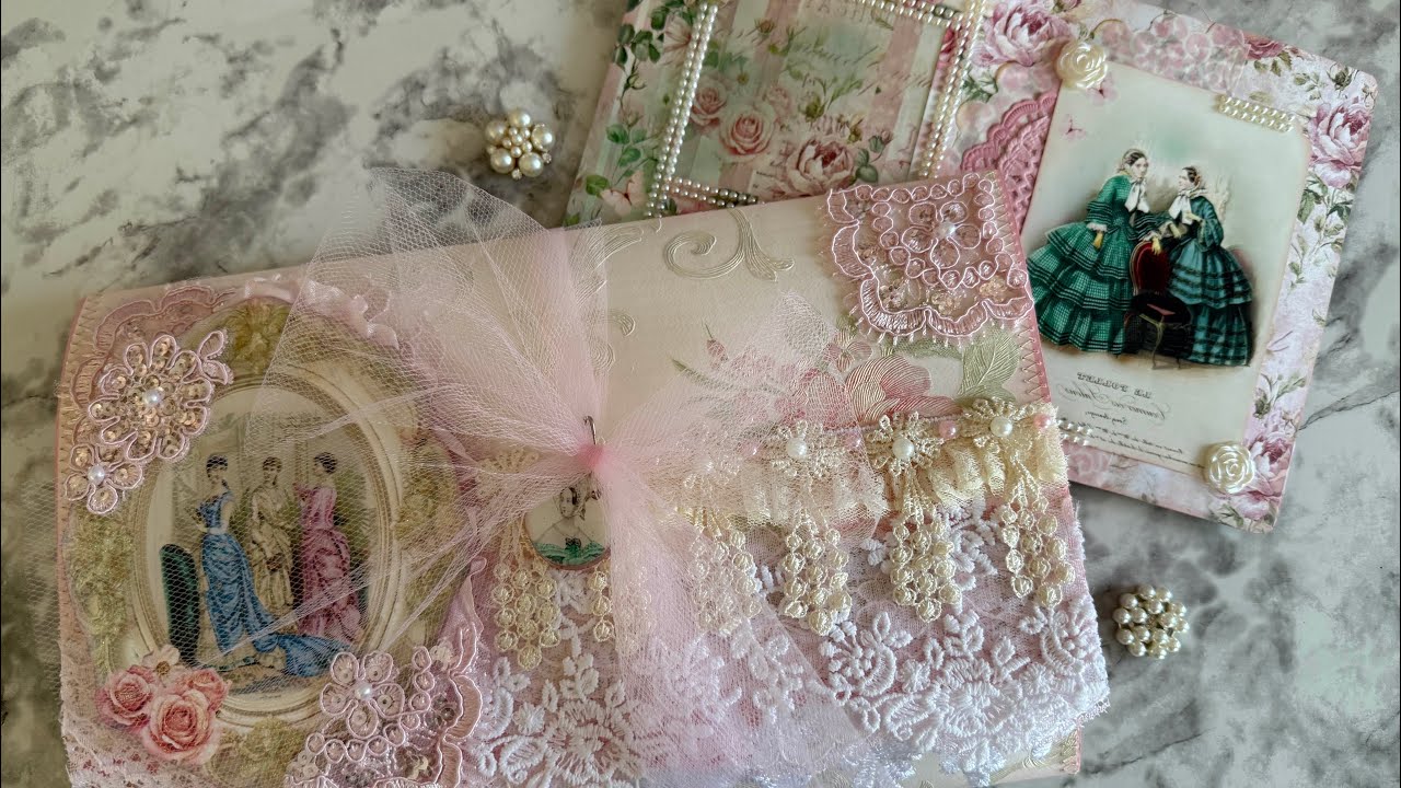 Special Video! Mega Fashion Plate TriFold & Ephemera!  Please watch! SOLD! 