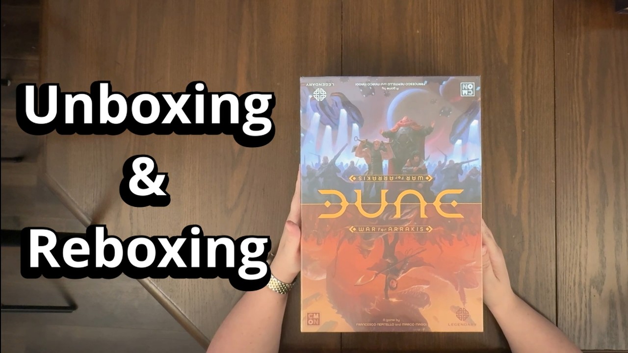 Dune: War For Arrakis - Распаковка и повторная упаковка настольной игры - Что внутри коробки?