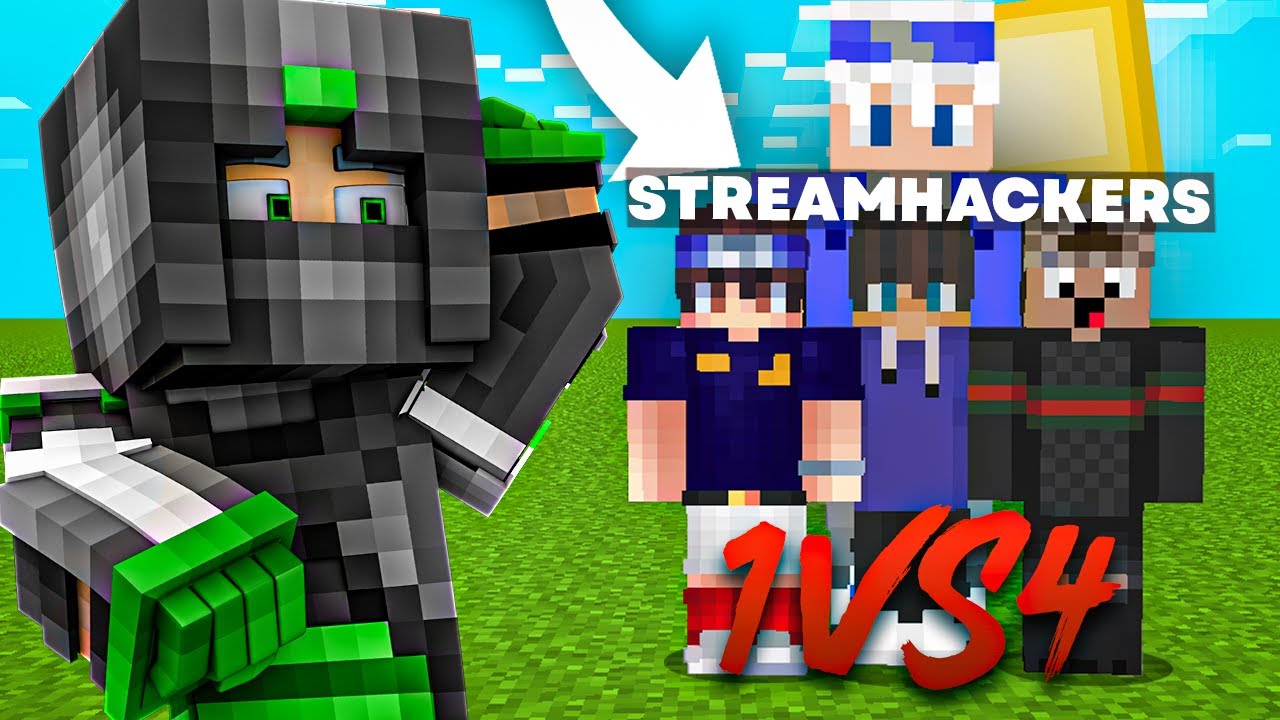 Je Gagne un Uhc Run contre 4 STREAMHACKERS ?? (OneCube)