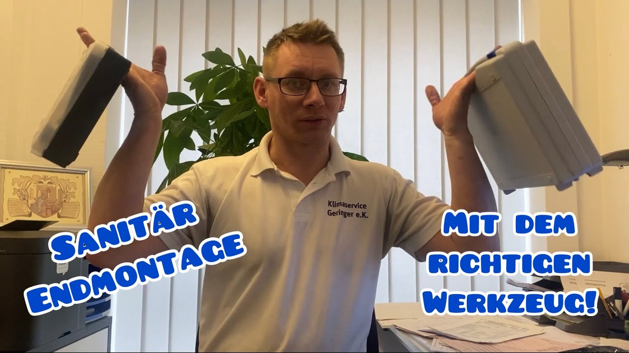 Die Badezimmer Endmontage ist hiermit kein Problem | Werkzeug Vorstellung | Sanitärinstallation