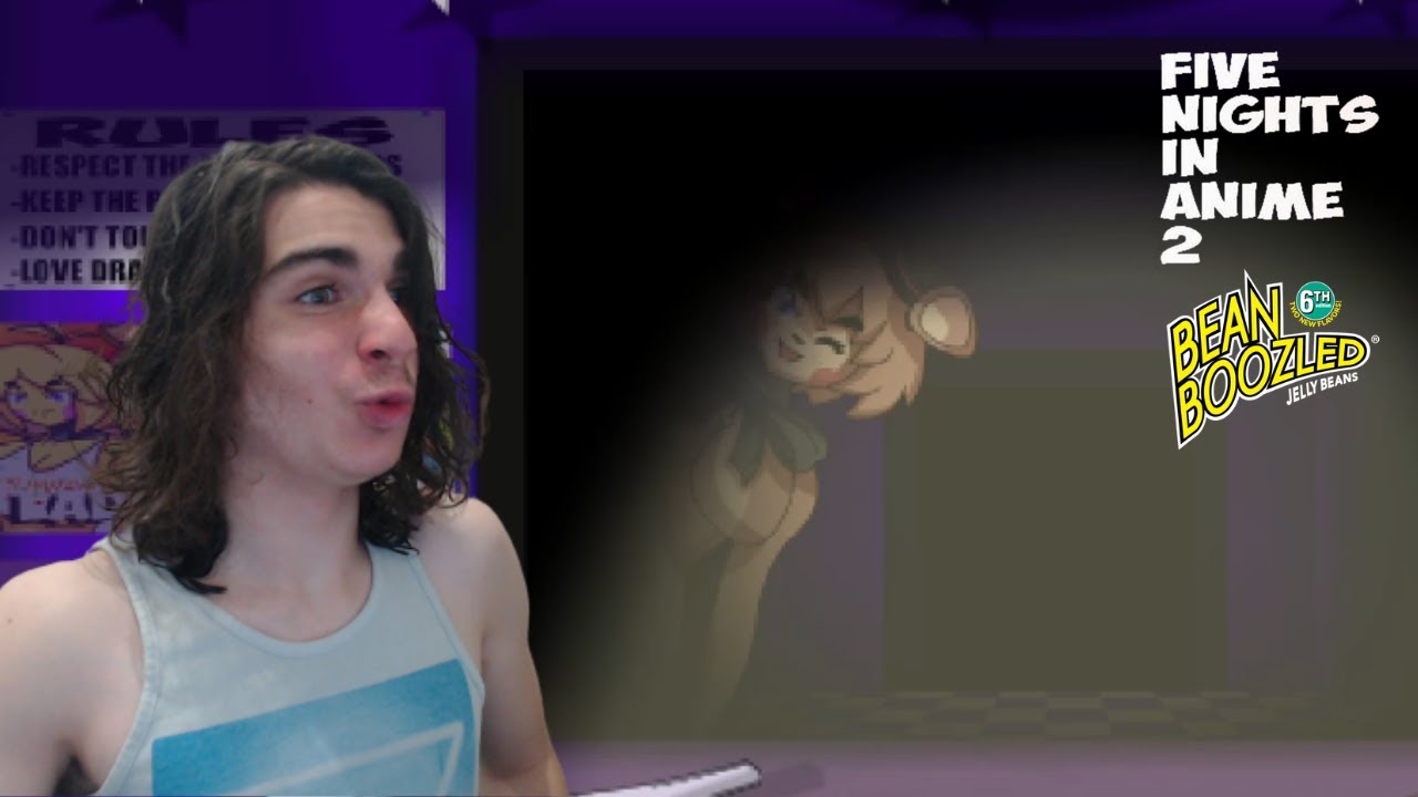 Five Nights in Anime 2 Bean Boozled Challenge 2 The best and hardest game by far (gone wrong?!)