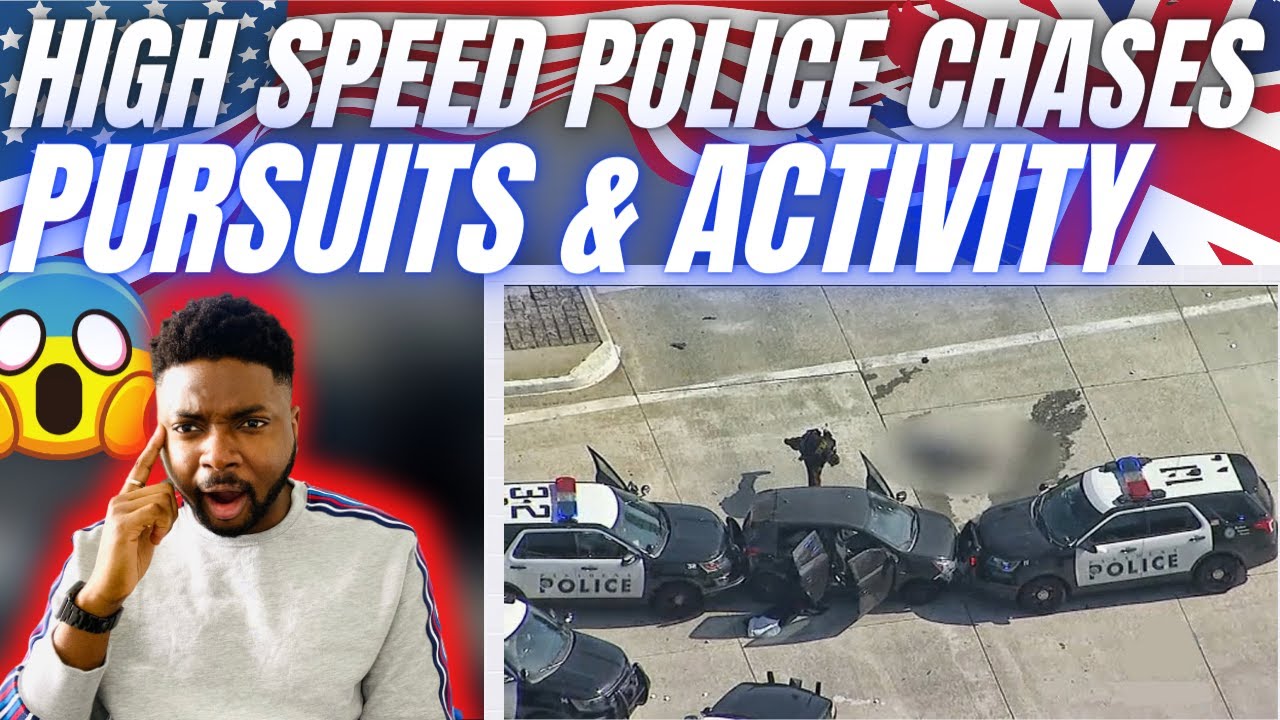 🇬🇧BRIT Reacts To HIGH SPEED POLICE PURSUITS & ACTIVITY!