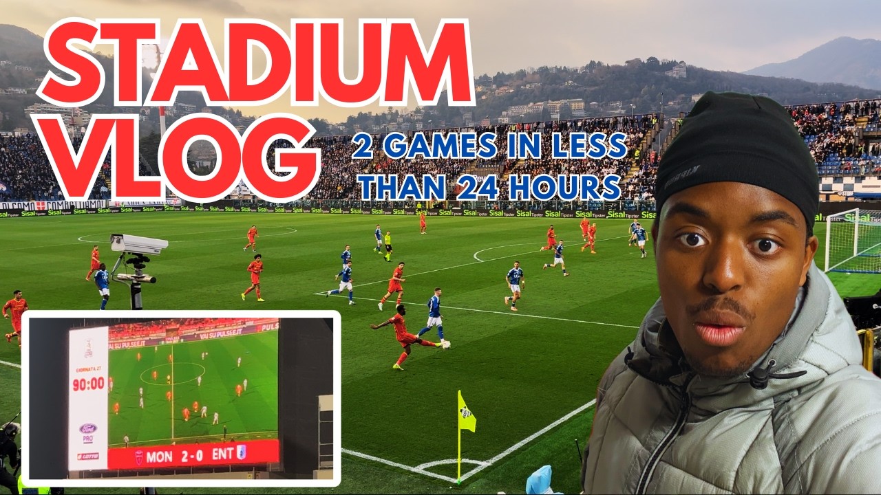 I watched 2 GAMES in LESS THAN 24H 😱⚽️ | XXL ITALY VLOG
