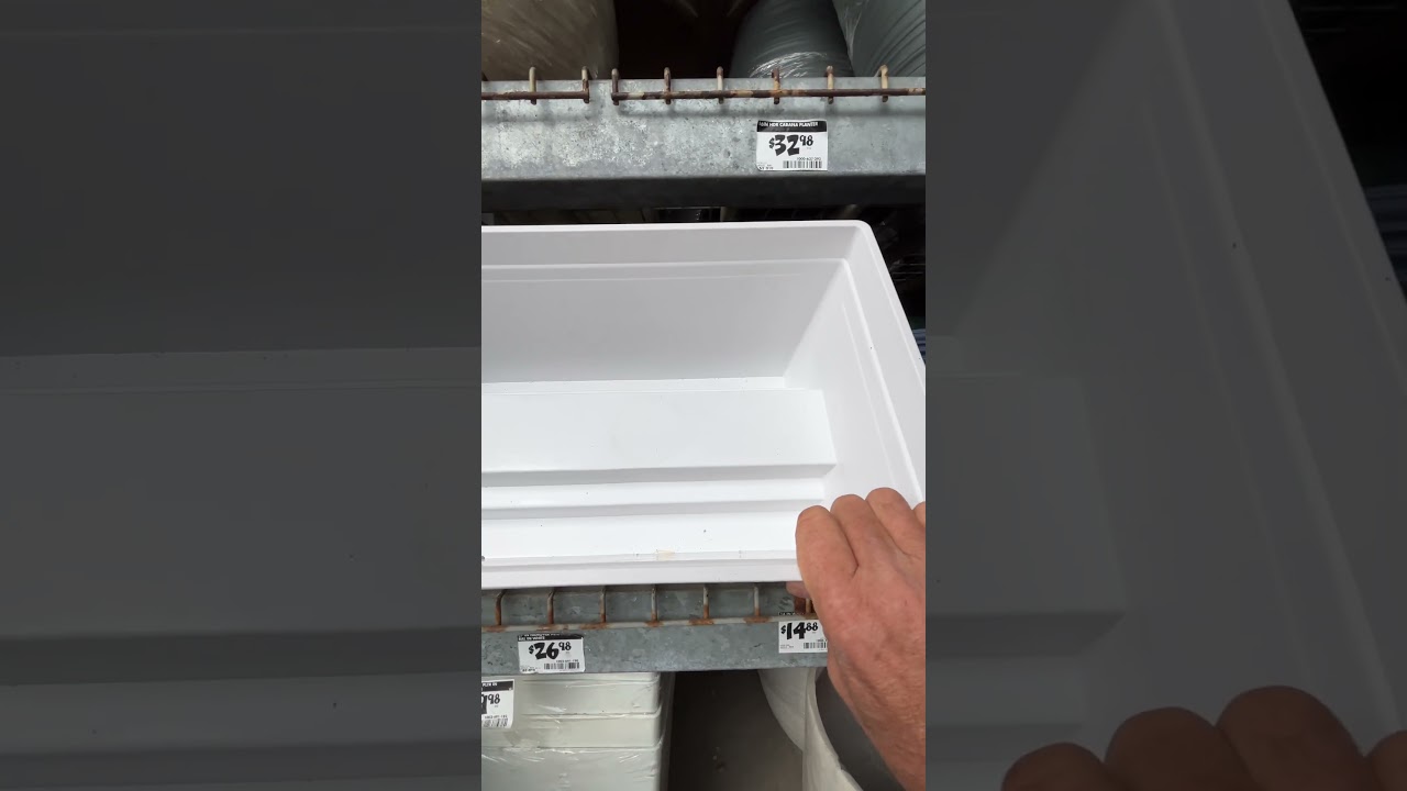 🟠$26.98, 26IN RESIN HANOVER DECK RAIL WINDOW BOX | HOMEDEPOT #homedepot #pots #planter #shorts