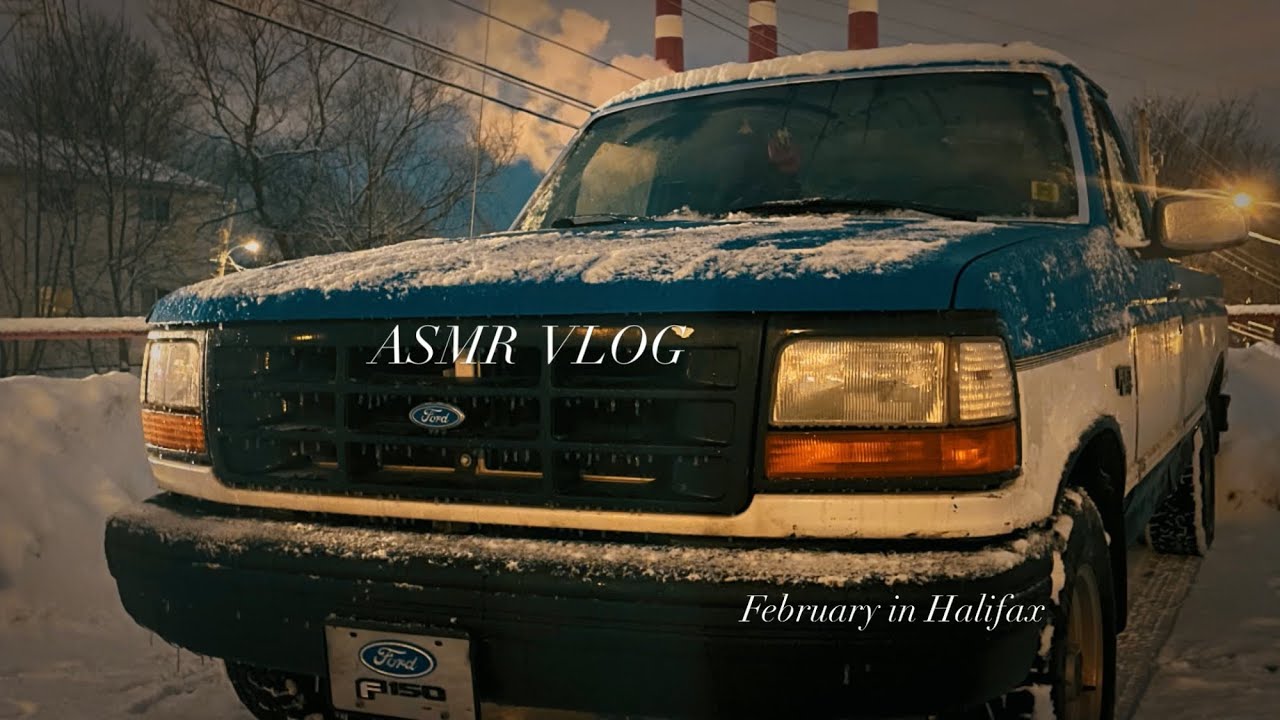 Beautiful winter morning in Halifax / ASMR vlog / no talking / OBS f150 