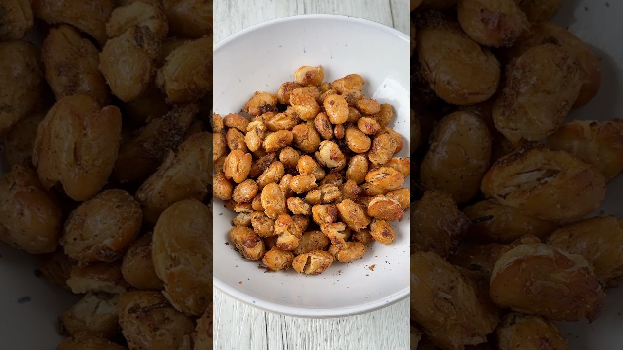 Einfacher Protein-Snack: Knusprige Butterbohnen 🫘