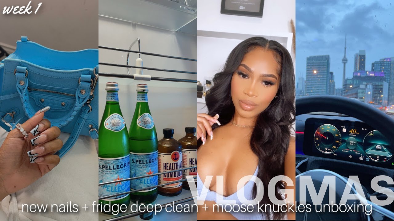 DOSE OF DANA: FRIDGE DEEP CLEAN,  MORE APT HUNTING, LUXURY WINTER JACKET UNBOXING,COOKING,NEW NAILS