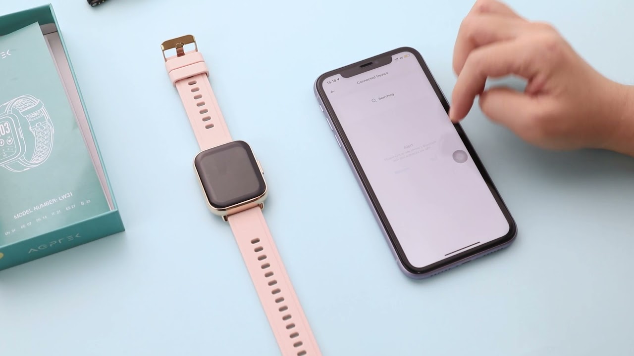 Connect your phone for AGPTEK LW31 Smartwatch