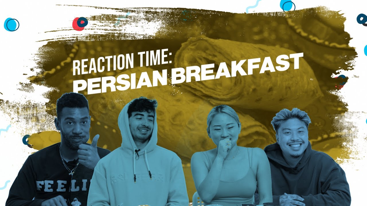 Americans React To Persian/Iranian Breakfast | Reaction Timeریاکشن آمریکایی ها به صبحانه ایرانی