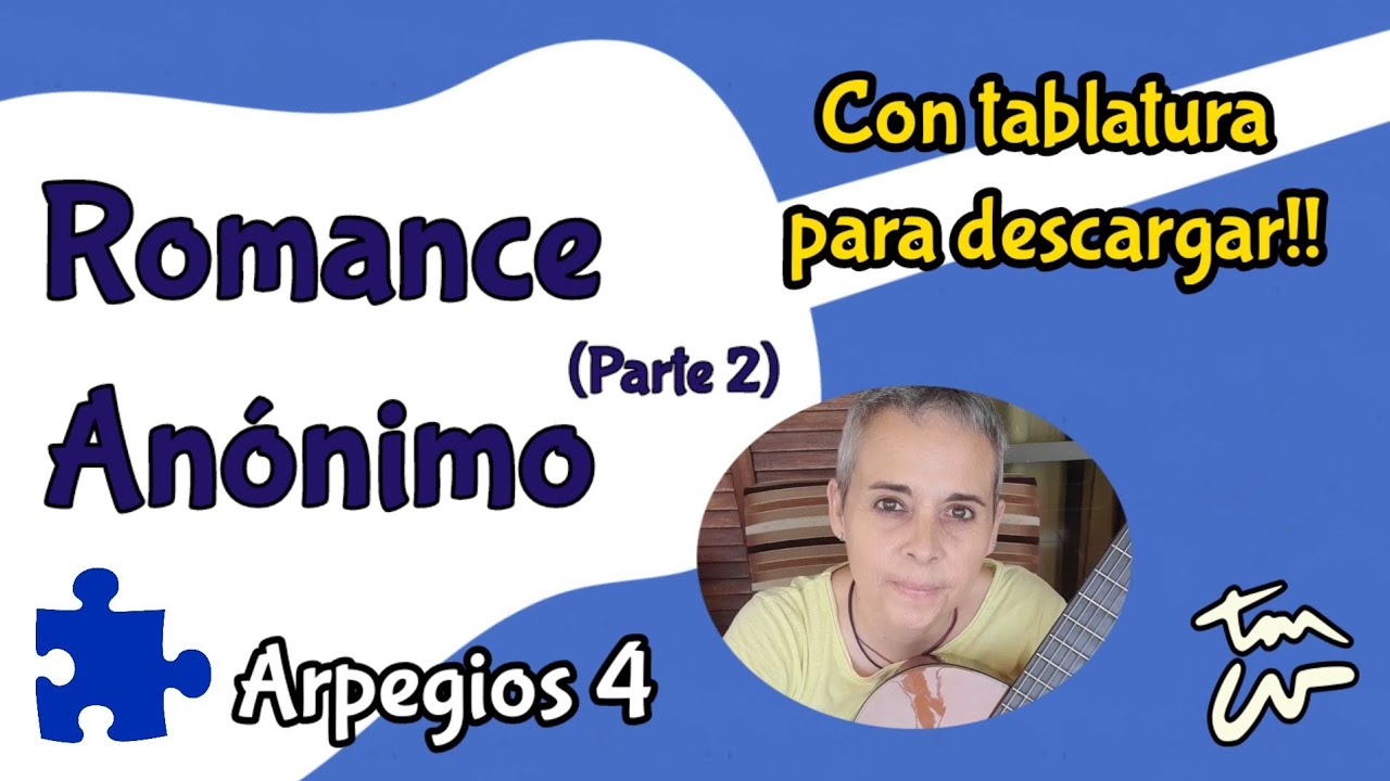 Cómo tocar Romance Anónimo en guitarra 🎸 parte 2 - con pdf ↙️