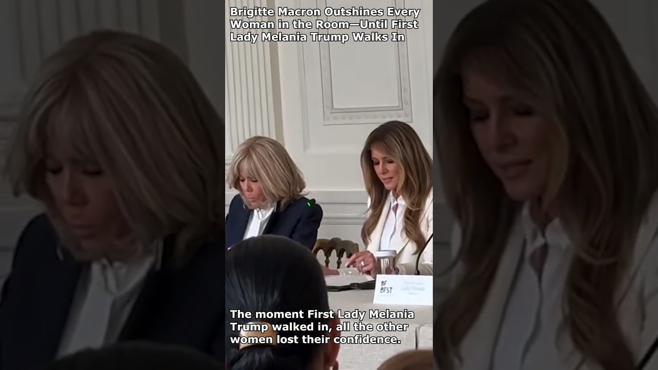 Brigitte Macron Outshines Every Woman in the Room&mdash;Until First Lady Melania Trump Walks In ❤️