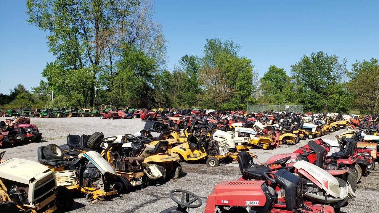 Lawn Mower Salvage Yard Greenwich Ohio. Adams Small Engine!