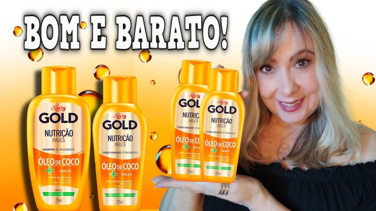 🔸NIELY GOLD ÓLEO DE COCO E ABACATE Nutrição Mágica