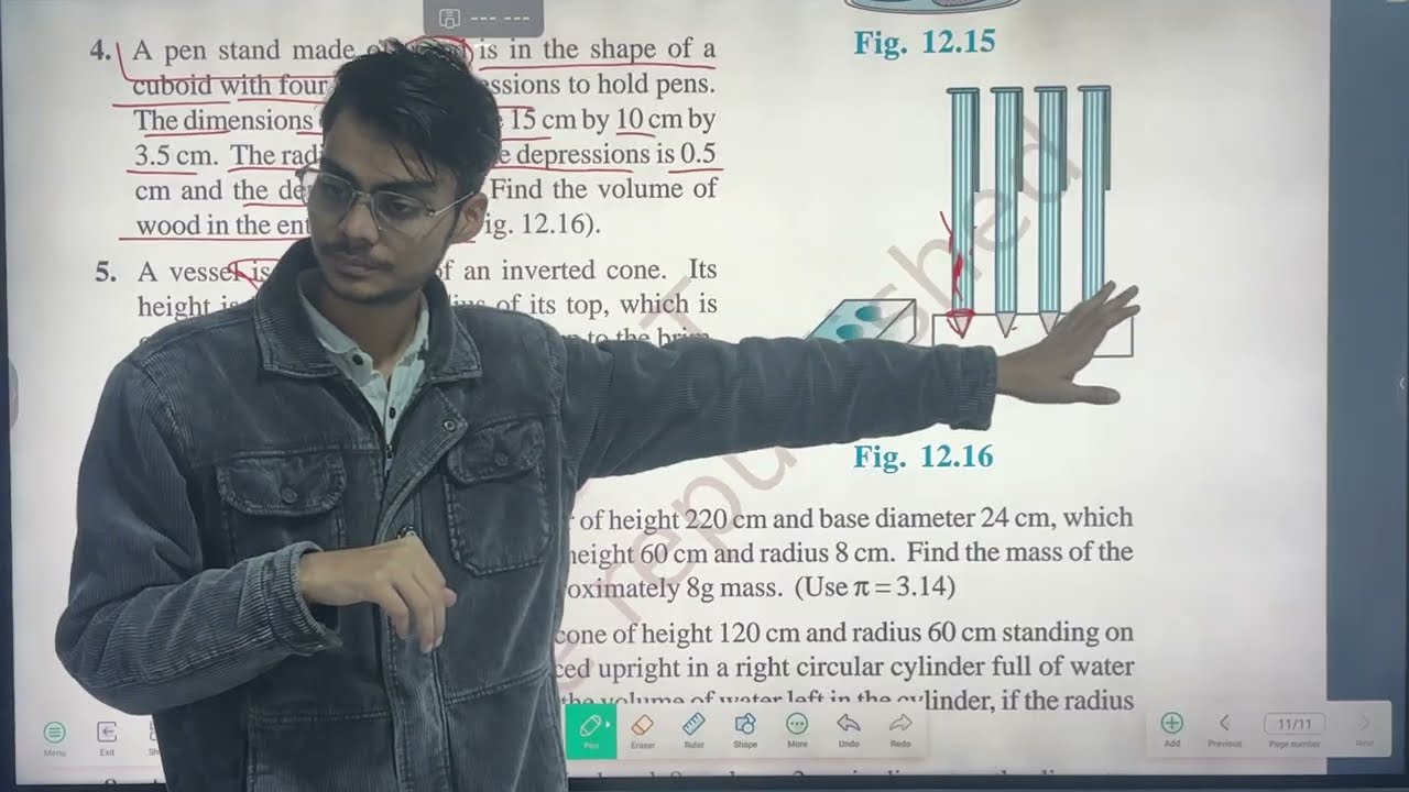 Q4 Ex 12.2 | Surface areas and volumes | Class 10th maths | Toseef Sir #surfaceareasandvolumes